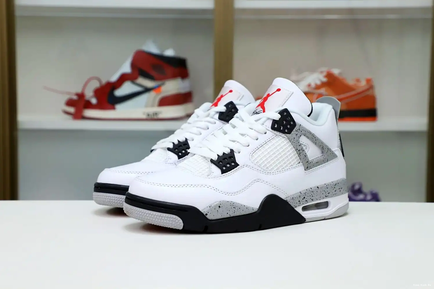 Retro Cement Air Jordan 4 White Kimikick 0414